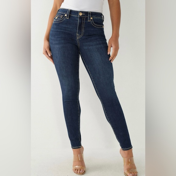True Religion Halle High Rise Super Skinny Jeans Size 29 (8)